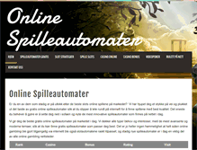 Tablet Screenshot of online-spilleautomater.net